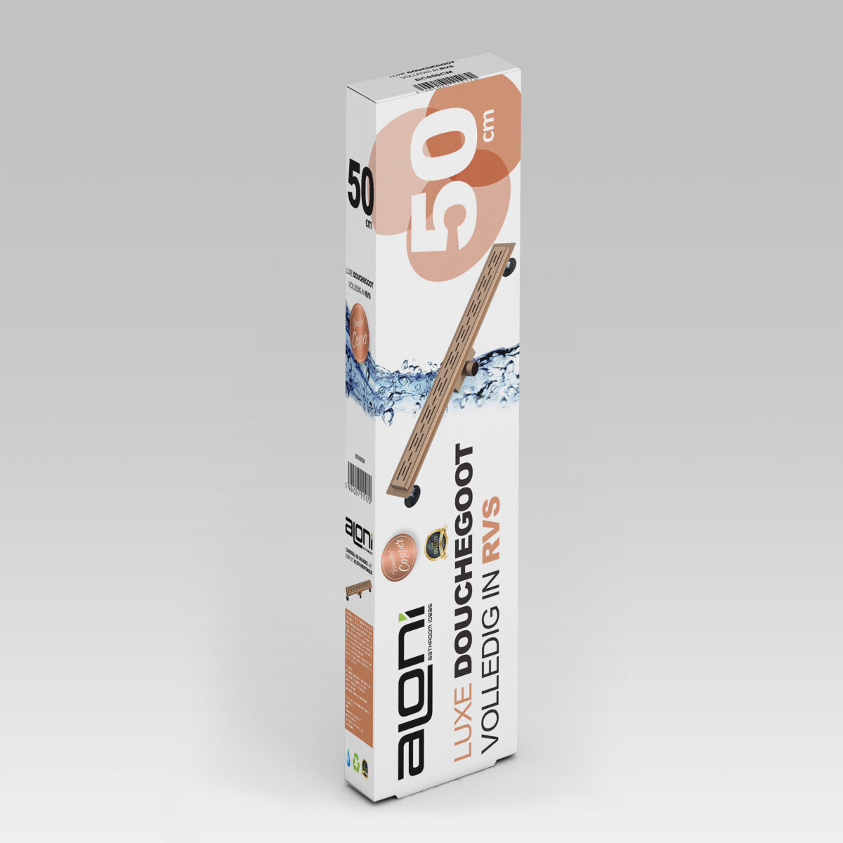 Drain De Douche Aloni Cuivre Complet 50cm – Image 2