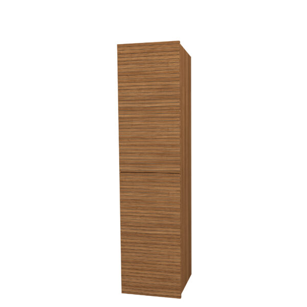 ARMOIRE COLONNE ELITE AVEC RELIEF HORIZONTAL (160CM) - NOYER