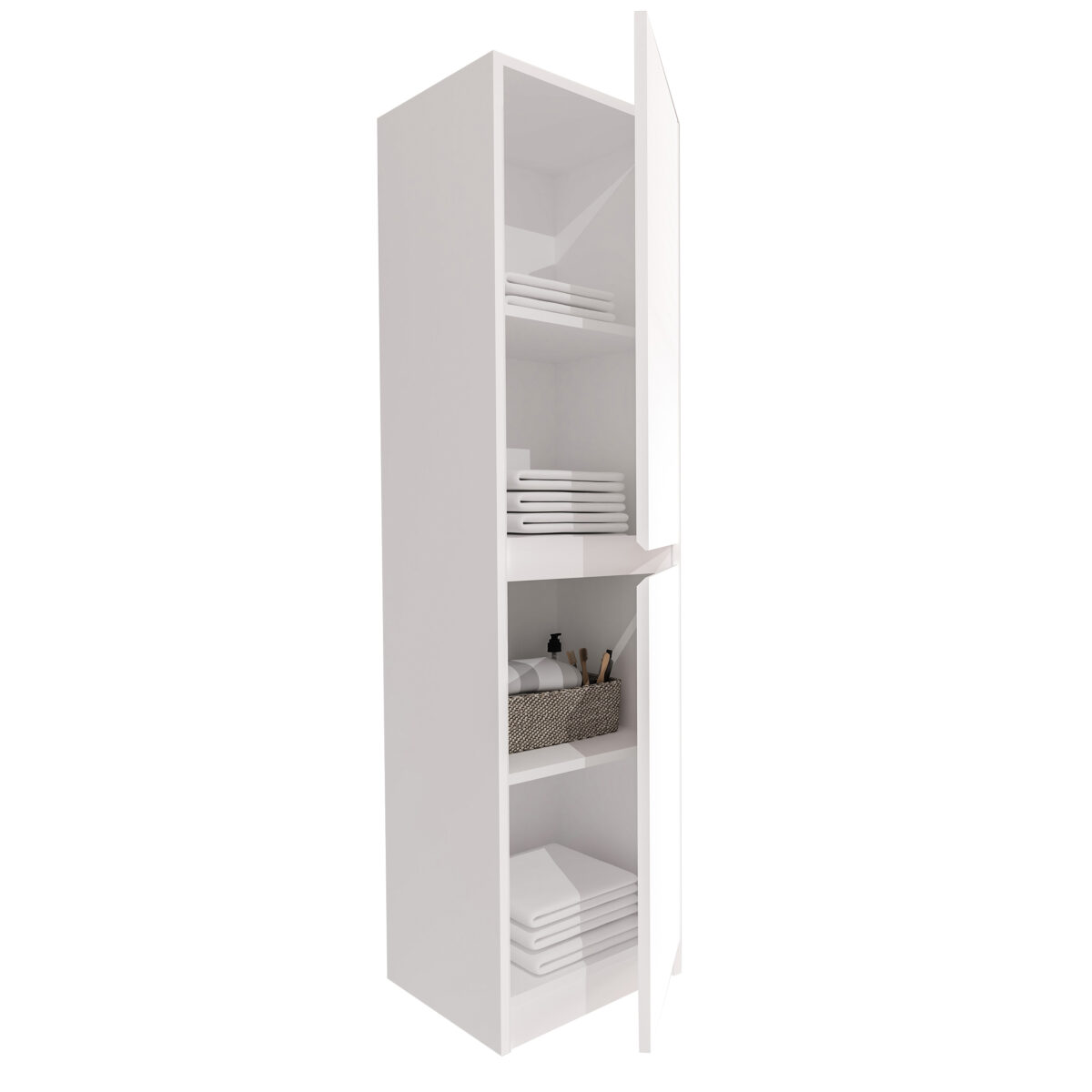 Armoire Bas Jupiter (120cm) - Blanc Mat – Image 10