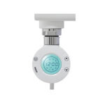 Belrad Elektrische Handdoekdroger - Met Digitale, Programeerbare Thermostaat - Aansluiting Rechts - 700w - 1600x500 Mm - Wit – Image 2