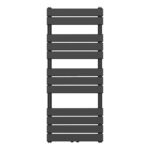 HANDDOEKRADIATOR MIDDENAANSLUITING ZWART 1200X500-593W