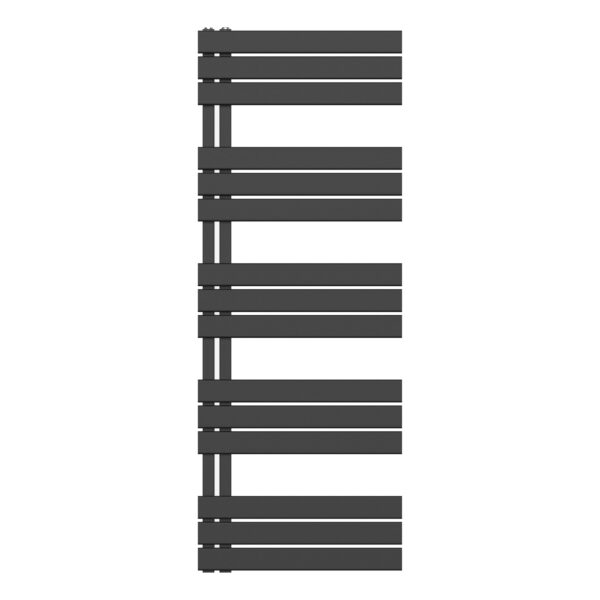 HANDDOEKRADIATOR LINKS AANSLUITING/KAM- ZWART 1600X600-864W