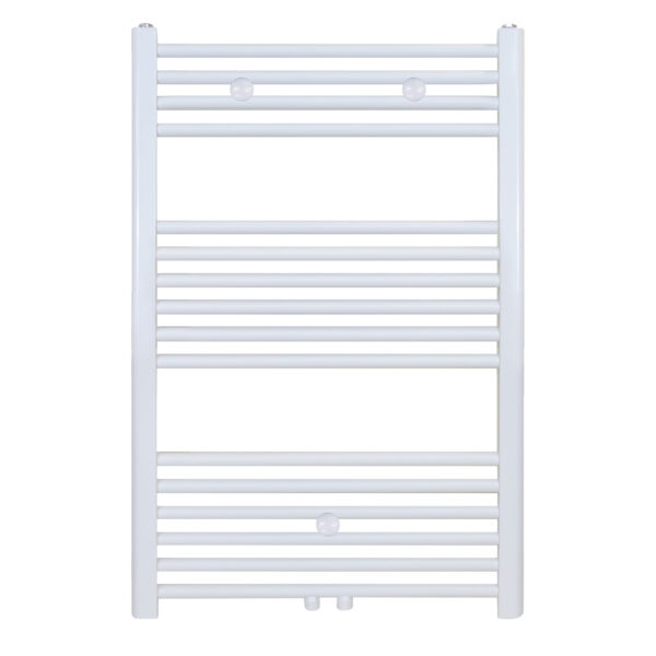 BELRAD HANDDOEKDROGER - LINKS-RECHTS/MIDDENAANSLUITING - 436 WATT - 1000X500CM - GLANZEND WIT