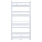 BELRAD HANDDOEKDROGER - LINKS-RECHTS/MIDDENAANSLUITING - 537 WATT - 1200X500CM - GLANZEND WIT