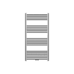 BELRAD HANDDOEKRADIATOR - LINKS-RECHTS/MIDDEN AANSLUITING - 414 WATT - 1200X600CM - GUNMETAAL