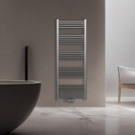 Radiateur Sèche-Serviettes Belrad - Connexion Gauche-Droite/Centre - 414 Watts - 1200x600cm - Rvs Brossé – Image 2