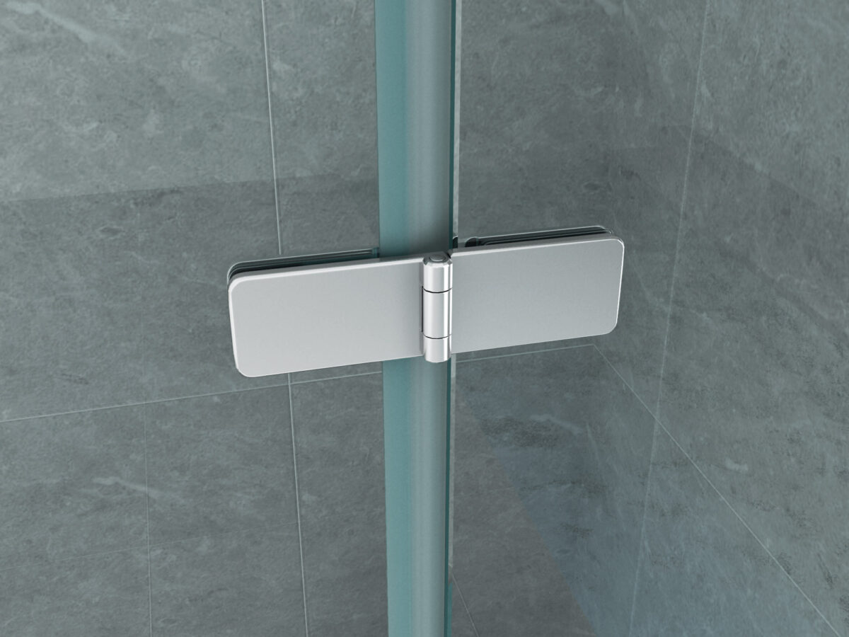 Paravis De Bain Pliant En 3 Parties Aloni 6mm (130x140cm) – Image 2