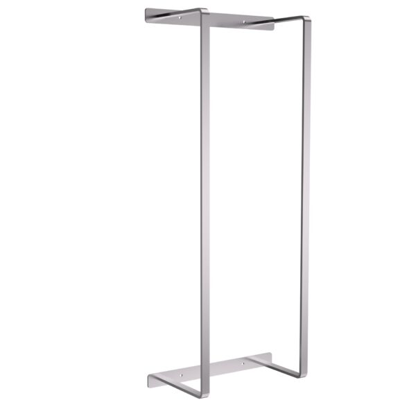 TOWEL RACK - VERTICAL - 67X28X14 CM - RVS BRUSHED