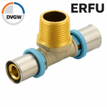 Erfu TÃ© M à Crimp Multilayer â 26 mm x 3/4" x 26 mm â Press Fitting DVGW Certified, Multi-Profiles U/H/TH - Image 2