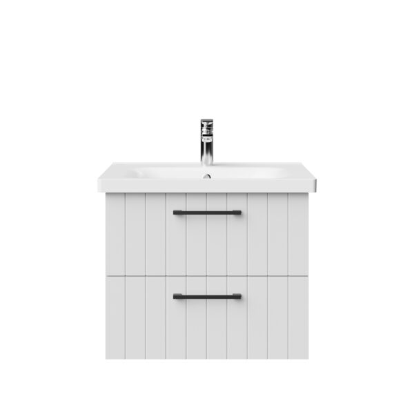 CREAVIT D10 ARMOIRE LAVABO AVEC 2 TIROIRS 60,6 CM - BLANC