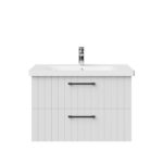 Creavit D10 Armoire Lavabo Avec 2 Tiroirs 80 Cm - Blanc – Image 4