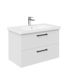 Creavit D10 Armoire Lavabo Avec 2 Tiroirs 80 Cm - Blanc – Image 2