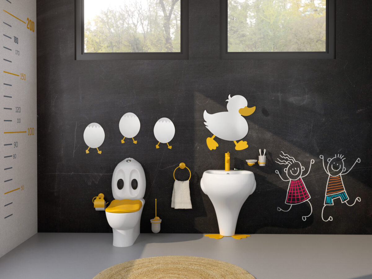 Porte-Brosse À Dents Creavit Royale - Jaune – Image 2