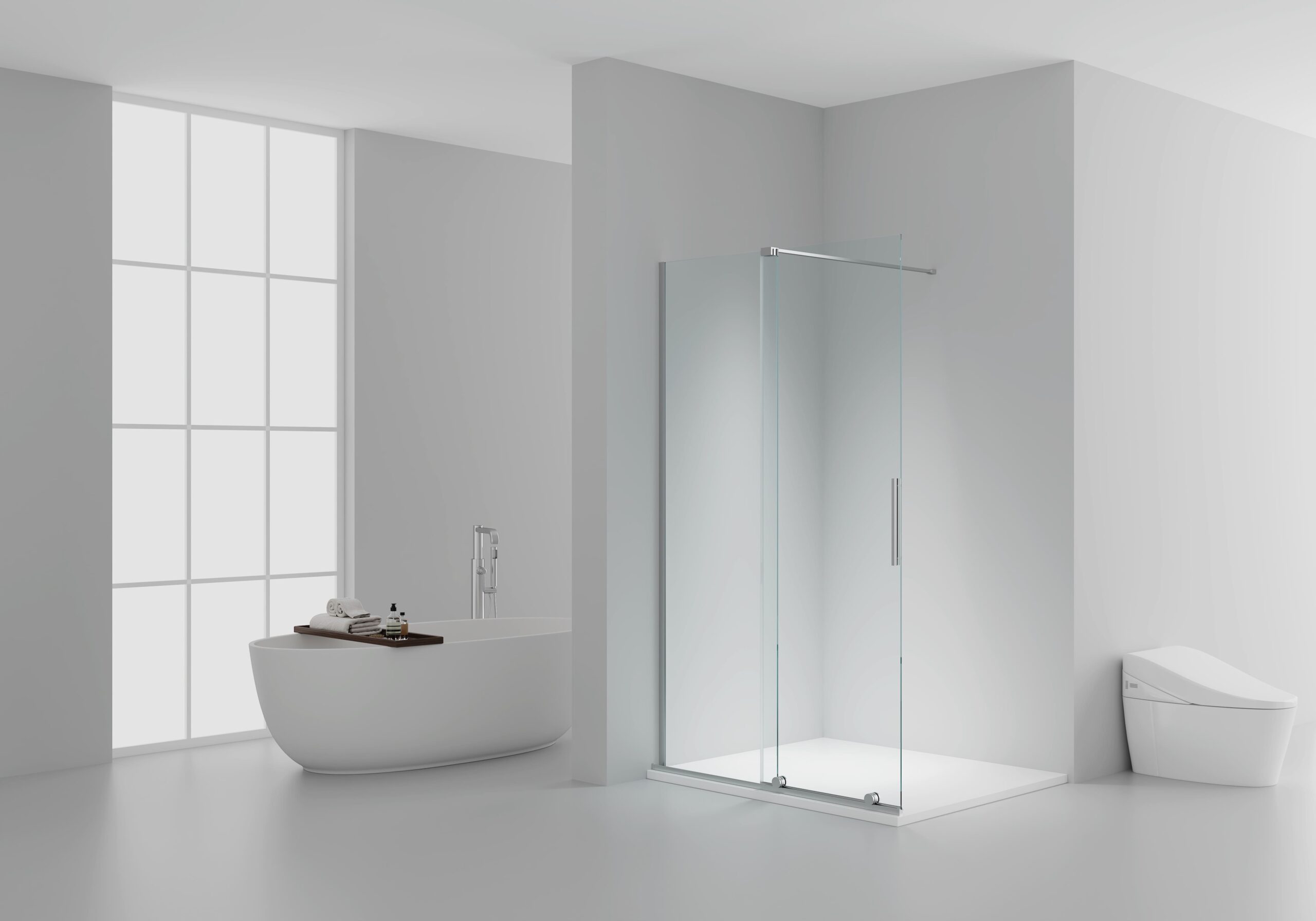 X-SLIDE INLOOPDOUCHE MET SCHUIFDEUR - SCHUIFDEUR VOOR NISK - MET ANTI-KALKBEHANDELING - OMKEERBAAR - 8MM VEILIGHEIDSGLAS - 120X200CM - CHROOM - HELDER GLAS