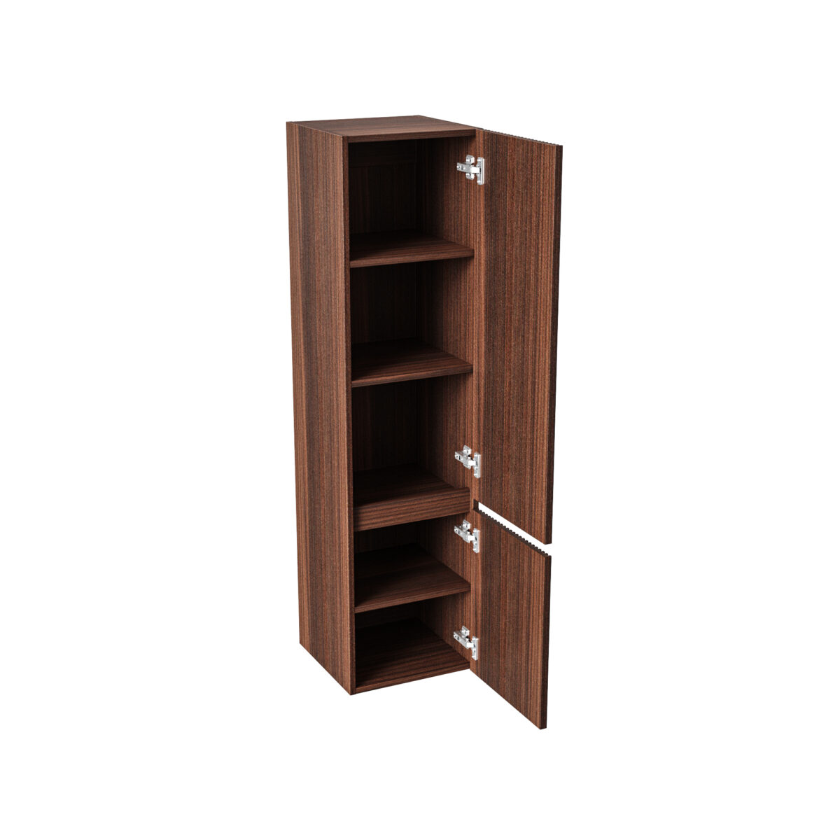 Armoire Lavabo Aloni Ela - 1 Tiroir - Sans Poignée - Fermeture Douce – 60x40x45 Cm - Wengé – Image 16