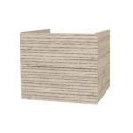 Armoire Colonne Elite Avec Relief Horizontal (135cm) - Bois Clair – Image 9