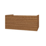 Armoire Colonne Elite Avec Relief Horizontal (160cm) - Noyer – Image 5