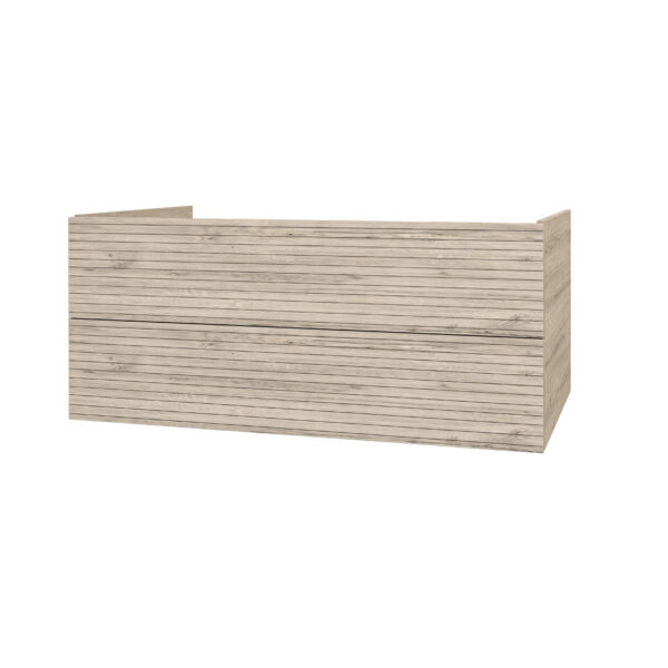 ELITE UNDERCABINET WITH HORIZONTAL RELIEF (120CM) - LIGHT WOOD