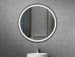 ERFU MIRROR LED ANTI FOG Φ80CM BLACK FRAME - Image 2
