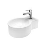 ALONI TOILET BASIN - ZONDER OVERLOOP - WITH kraangat - CERAMIC - 28X16X35CM - GLOSSY WHITE