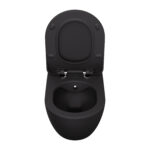 Wc Suspendu Rimoff Avec Pulvérisateur (Bidet) En Acier Inoxydable, Anthracite Mat – Image 2