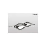 CREAVIT UFO panneau de commande - MATT Chrome WITH POLISHED BUTTONS