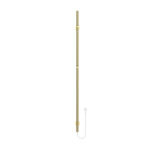 BELRAD ROD TOWEL DRYER - ELECTRIC - SINGLE - 60W - Ø2,5CM - 150X6,3X12,7 CM - BRUSHED GOLD