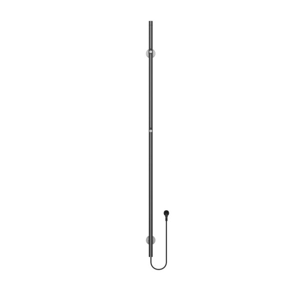 BELRAD ROD SÈCHE-SERVIETTES - ELECTRIC - SINGLE - 60W - Ø2,5CM - 150X6,3X12,7 CM - Gunmetal