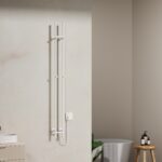 BELRAD ROD TOWEL DRYER - ELECTRIC - DOUBLE - 120W - Ø2,5CM - 150X16,8X12,7 CM - GLOSSY WHITE - Image 2