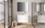 ALONI HAYAT VANITY UNIT - 2 DRAWERS - HANDLELESS - SOFT CLOSE – 79,5X50X45 CM - GLOSSY WHITE - Image 7