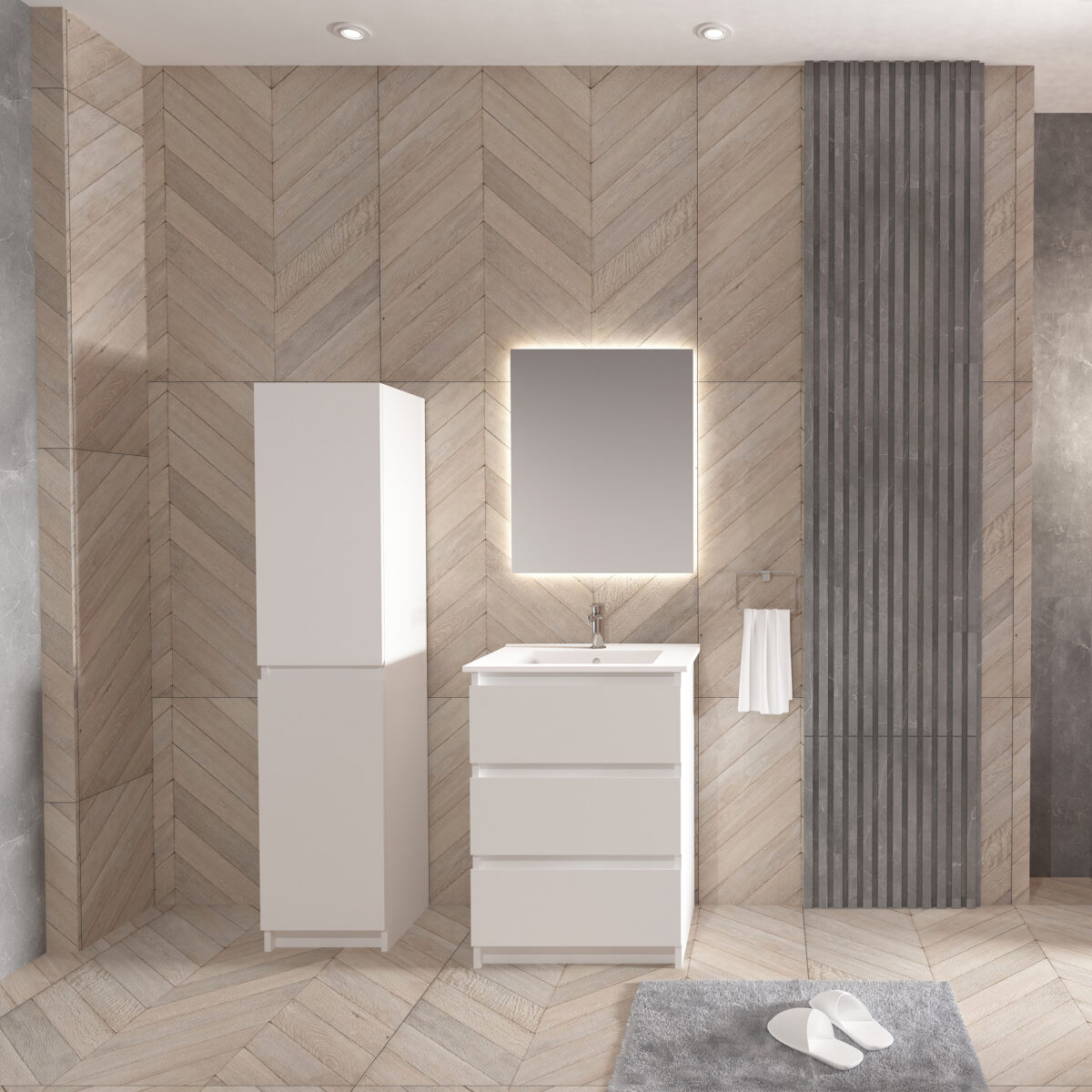 Armoire Bas Jupiter (60cm) - Noir – Image 19