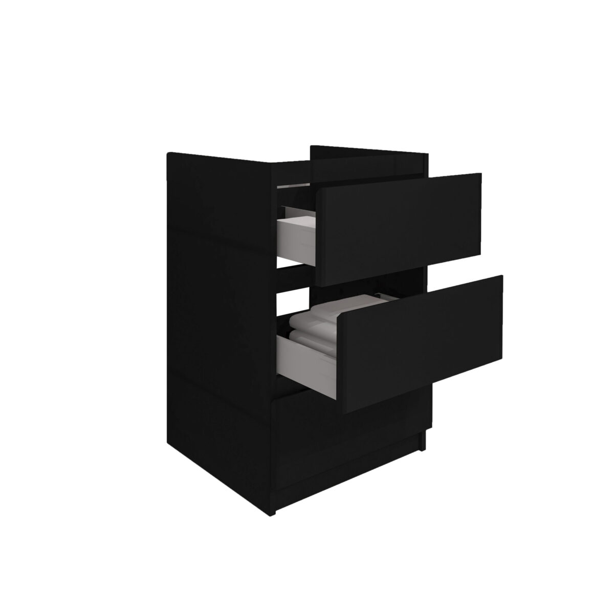 Armoire Bas Jupiter (60cm) - Noir – Image 3