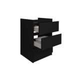 Armoire Bas Jupiter (60cm) - Noir – Image 3