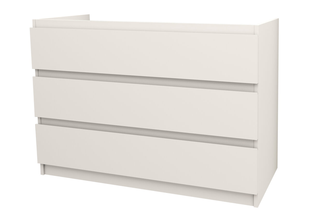 JUPITER ONDERKAST (120CM) - MAT WIT - Afbeelding 2