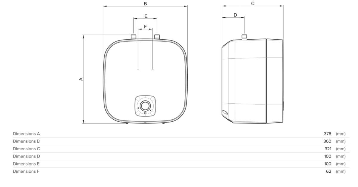 CHAUDIÈRE ÉLECTRIQUE COMPACTE 15 LITRES - BL 15 – Image 3