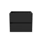 Armoire Colonne Aloni Hayat - 2 Portes - Sans Poignée - Softclose - Réversible - 35x135x35 Cm - Noir Mat – Image 9