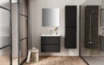 ALONI HAYAT MIRROR - 57X60X2 CM - MATT BLACK - Image 2
