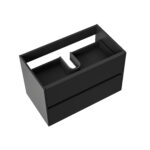 Aloni Hayat Armoire Lavabo - 2 Tiroirs - Softclose - Sans Poignée - 79,5x50x45 Cm - Chêne – Image 26