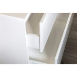 ALONI HAYAT VANITY UNIT - 2 DRAWERS - HANDLELESS - SOFT CLOSE – 79,5X50X45 CM - GLOSSY WHITE - Image 3