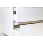 ALONI HAYAT VANITY UNIT - 2 DRAWERS - HANDLELESS - SOFT CLOSE – 119,5X50X45 CM - GLOSSY WHITE - Image 4