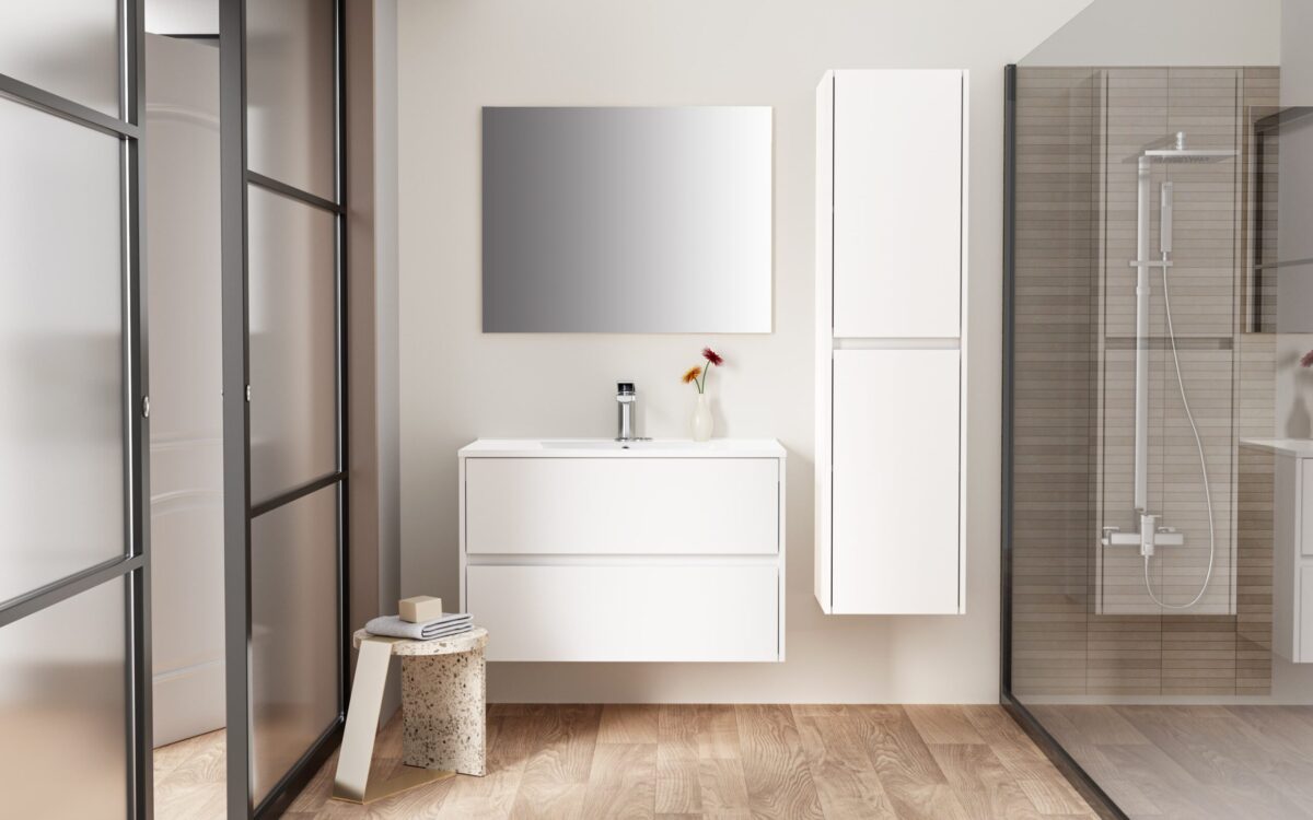 Miroir Aloni Hayat - 57x60x2 Cm - Blanc Brillant – Image 16