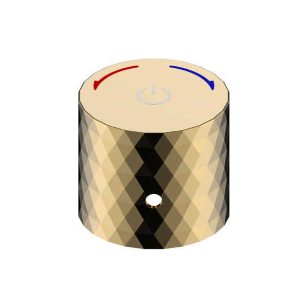 ALONI FLOW PUSH BUTTON OPBOUW TAP - GLOSSY GOLD