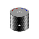 ALONI FLOW PUSH BUTTON OPBOUW TAP - GLOSSY BLACK