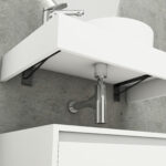 ALONI LINA VANITY UNIT (80CM) - MATT WHITE - Image 2
