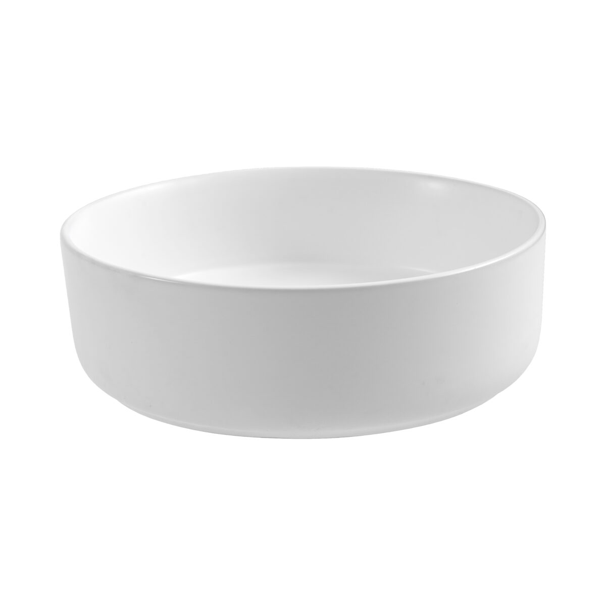 Aloni Fira Washbasin – Countertop – Sans Trop-Plein – Without Tap Hole – With Click-Clack Waste – Céramique – 36x12.5x36 Cm – Blanc Mat – Image 4