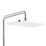 Aloni Mitigeur De Douche Thermostatique Avec Etagere Chrome Blanc – Image 2