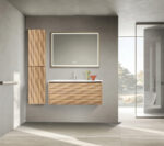 Armoire Lavabo Magnolia - 1 Tiroir - Sans Poignée - Fermeture Douce – 79x40x52 Cm - Chêne Clair – Image 5