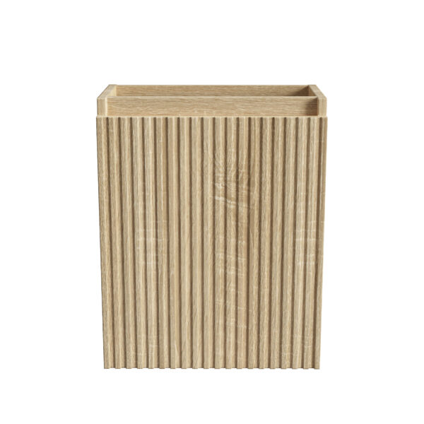 ALONI MIKARO TOILETONDERKAST - 1 DEUR - OMKEERBAAR - Greeploos - SOFT CLOSE - 40X50X22,3 cm - LICHT EIKEN