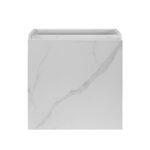 ALONI MKADO TOILET CABINET - 1 DOOR - RIGHT - HANDLELESS - SOFT CLOSE - 40X50X22,3 CM - WHITE MARBLE