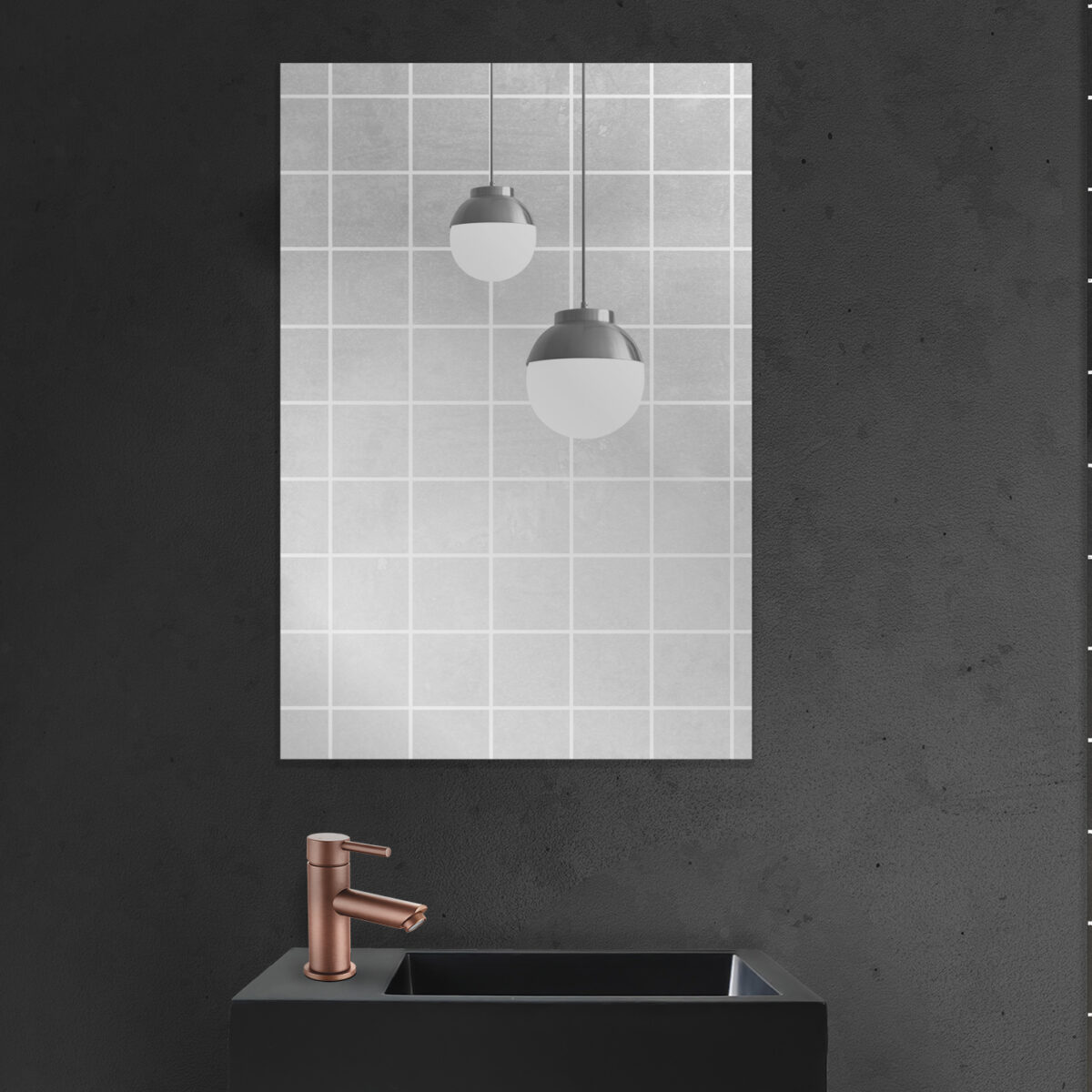 Miroir De Toilette Aloni Mkado - Avec Cadre - 40x60x1,9 Cm - Marbre Blanc – Image 20